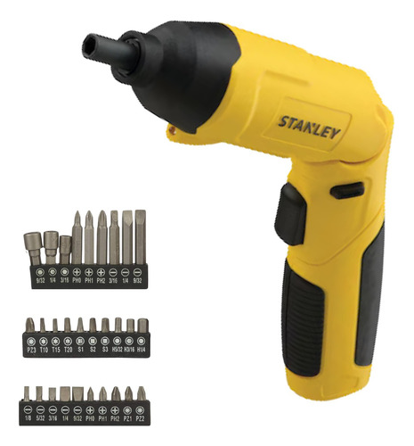 Atornillador Inalámbrico 4v +30 Accesorios, Scs4k-b2 Stanley