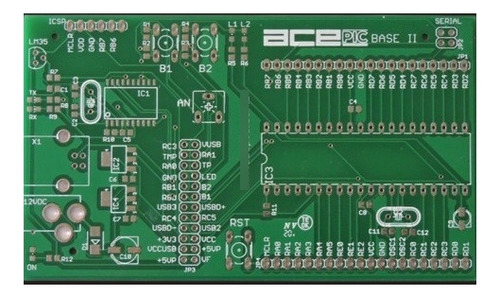 Placa Plataforma Desenv. Acepic Base 2 (c/esquema Elétrico)