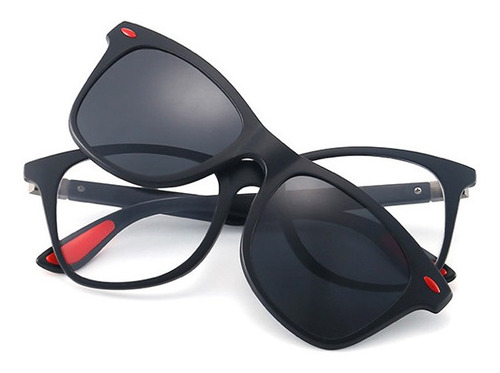 Imagen 7 de 10 de Lentes Oftálmicos 5 Micas Intercambiables 2317a Magneticos