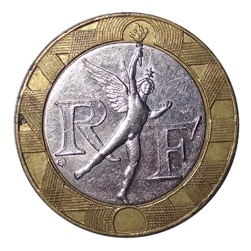 Moneda 10 Francos 1991 Francia Variedad Alineacion Moneda
