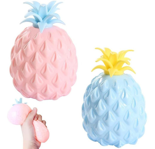 2 Pièces Ananas Jouet, Ananas Squishy, Ananas Anti Stress, A