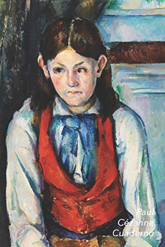 Paul Cezanne Cuaderno: El Niño Del Chaleco Rojo | Elegante Y