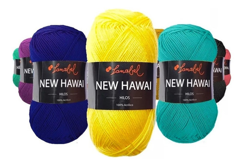 Imagen 1 de 4 de Lana Lanabel New Hawai 100% Acrilico 100gr- Elige Tu Color