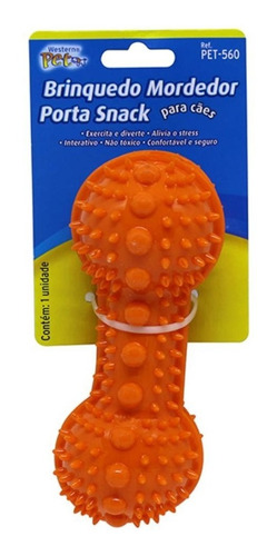 Imagem 2 de 2 de Brinquedo Mordedor Porta Snacks Pet-560 Western Pet