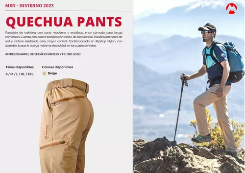 Pantalon Quechua Trekking Mujer Makalu