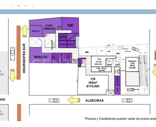 Renta De Local En Centro Comercial Armand, Av. De Los Insurgentes Sur 1391