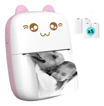 Comprar Mini Impresora Térmica Portátil Bluetooth + 5 Rollos