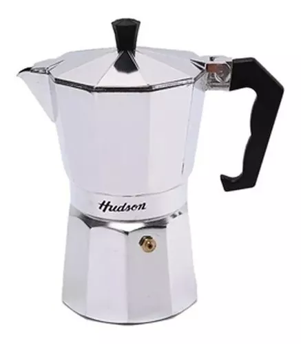 Cafetera Aluminio Esmaltado Blanca Tipo Italiana Induccion 9 Color Blanco —  Hudson Cocina