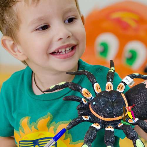 Juguete Tarantula Gigante Araña Goma Blanda Bromas Chascos Negro