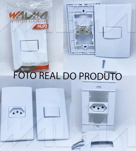 Tomadas E Interruptores (25 Pç) Kit Casa Completa Luxo