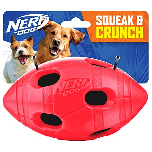 De Perro De Juguete Nerf Perro De Goma De Fútbol Con Squeake