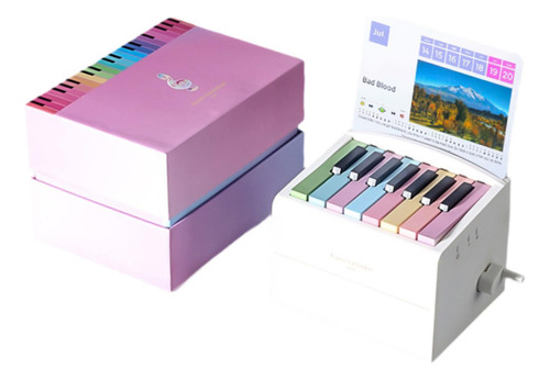 Calendario De Piano, Calendario De Escritorio, Vistoso