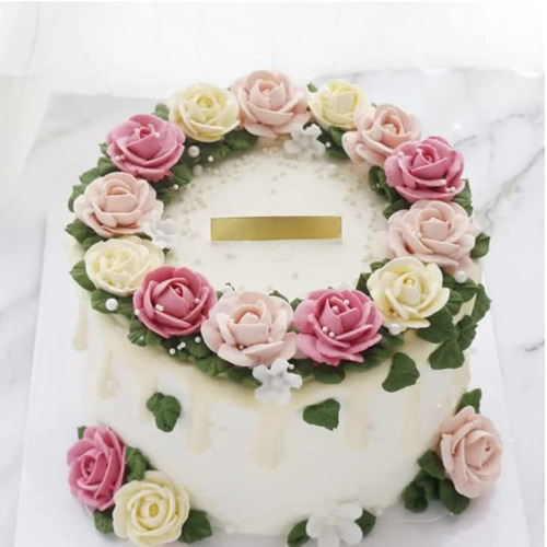 1pcs Molde De Silicona Flor De Rosa Fondant Chocolate Resina
