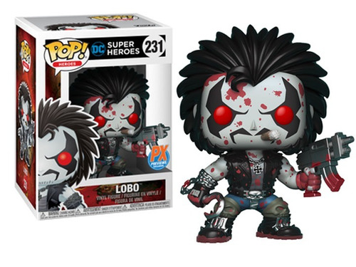 Funko Pop: Dc Super Heroes - Lobo ( Exclusivo Com Sangue )