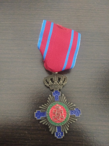 Medalla Militar Condecoracion Orden La Estrella De Rumania (Usado)