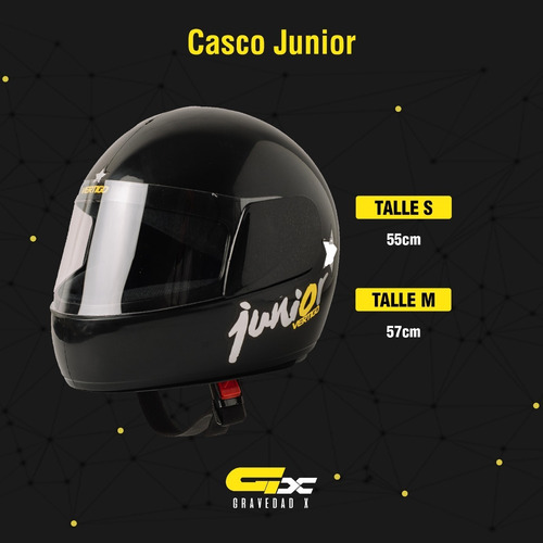Imagen 5 de 6 de Vertigo Pack X8 Casco Integral Vértigo Junior