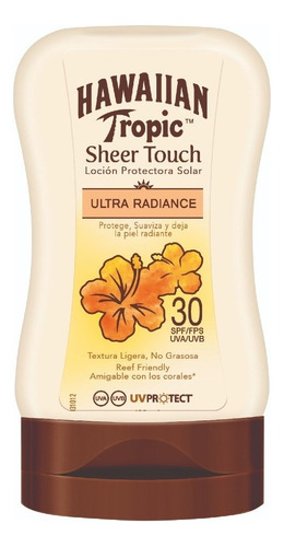 Protector solar  Hawaiian Tropic  Sheer Touch 30FPS  en loción 120mL