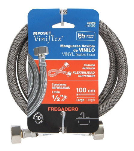 Manguera Foset Flexible Para Lavamanos/fregadero, Ffr-100v