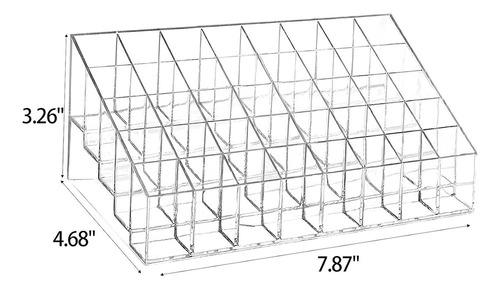 Para Soporte For Pintalabios De 40 Rejillas,acrílico