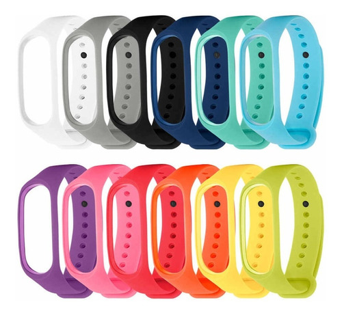 Pack 4 Malla Correa Pulsera Para Xiaomi Mi Band 5 6 7 M5 M6 