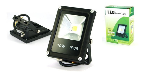 Foco Led Reflector 10 W Luz Fria Exterior 10und X U$63 $cm