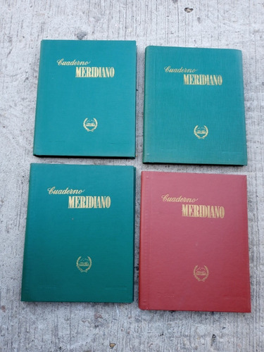 4 Cuadernos Tapa Dura Anillados Meridiano De 75 Hojas