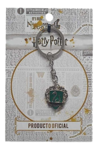 Imagen 1 de 3 de Llavero Harry Potter Slytherin Muy Lejano