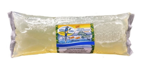 Imagem 1 de 1 de Base Glicerina De Cactus Transparente Sabonete - Nossa Terra