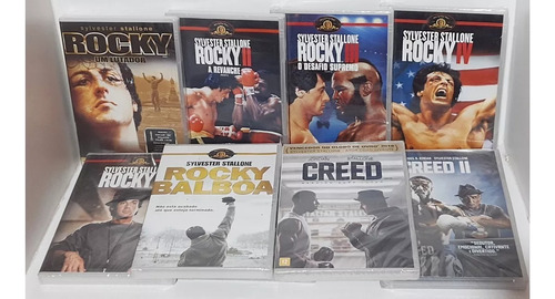Coleção Dvds Rocky Balboa + Dvds Creed - Leia O Anúncio (Usado)