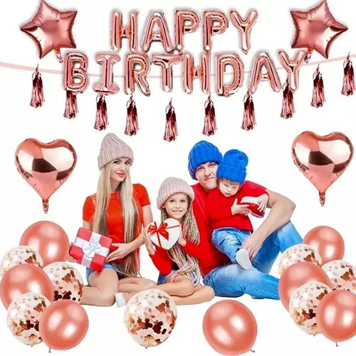 Globos Para Cumpleaños Kit De Decoración Todo Para Fiestas