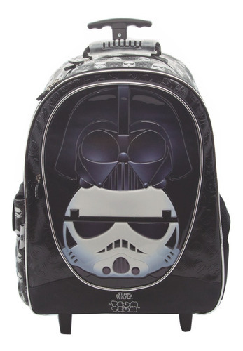 Mochila Carro Grande 18p Tsum Tsum Star Wars Color Negro 2