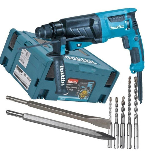 Martelete Furadeira Impacto Makita Hr2630j 830w + Kit Broca