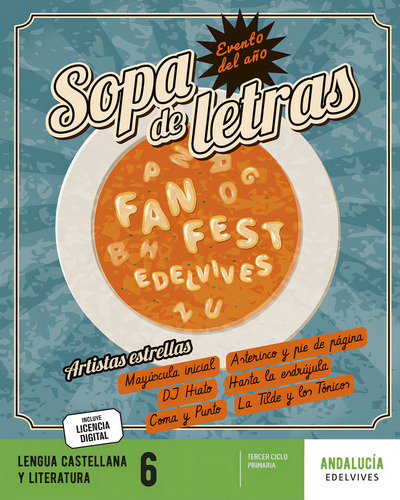 Lengua 6ãâºep Andalucia 23 Fanfest, De Aa.vv. Editorial Luis Vives (edelvives), Tapa Blanda En Español