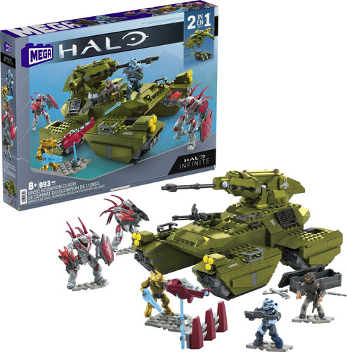 Set De Construcción De Vehículos De Juguete Mega Halo Infini