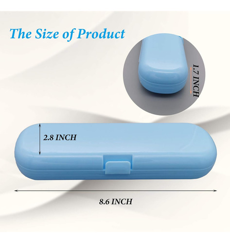 Funda De Viaje Para Cepillos De Dientes Electricos De 2 P...