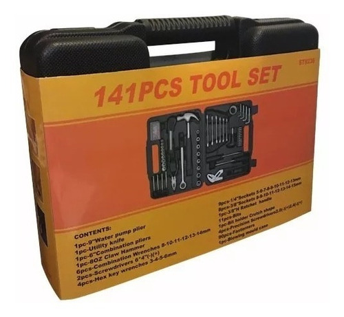 Kit Herramientas Caja Juego 141 Piezas C Valija Vision Elite