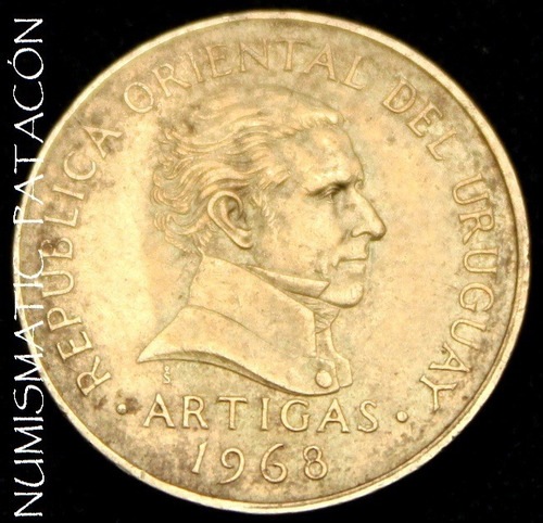 Moneda De Uruguay - 1 Peso 1968 (Usado)