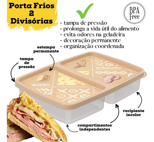 Kit6pc Porta Pão De Forma+pães+torrada+frios+manteiga+filtro