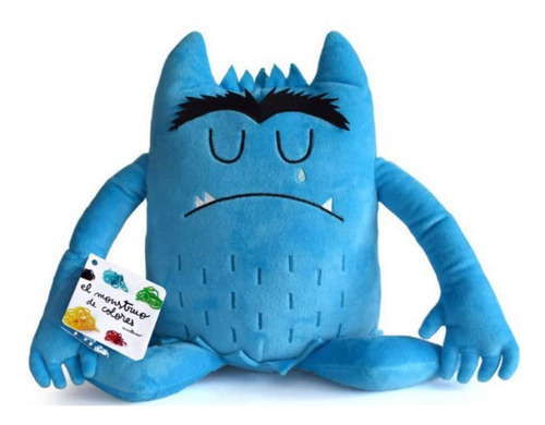 Monstruo De Colores(peluche)azul (tristeza) (libro Original)