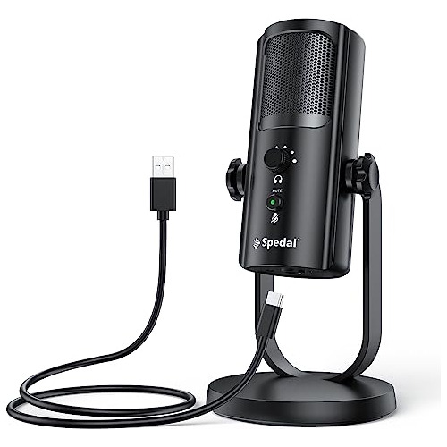 Spedal Usb Microphone For Pc Mac Ps4 & Ps5, 4 Professional P