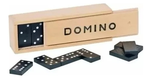 Domino Economico Juego Mesa Caballero Regalo Madera