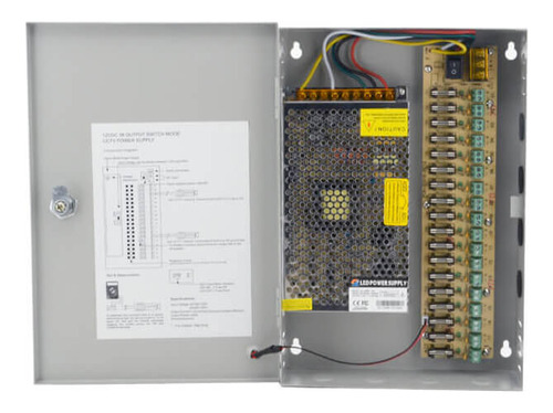 Fuente De Alimentación Cctv Con Backup 12v