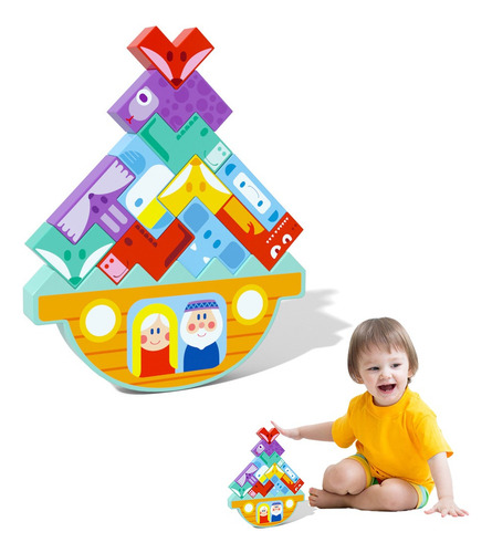 Torre Tetris Juego De Equilibrio Didáctico