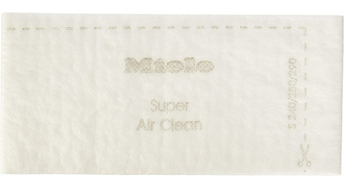 Filtro Airclean Miele, Air Clean Filters, Blanco 3 Piezas