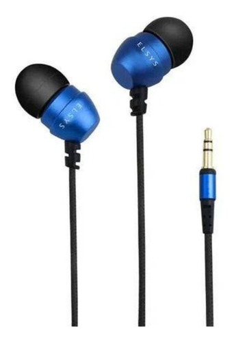 Fone Ouvido Intra-auricular Azul Elsys Original