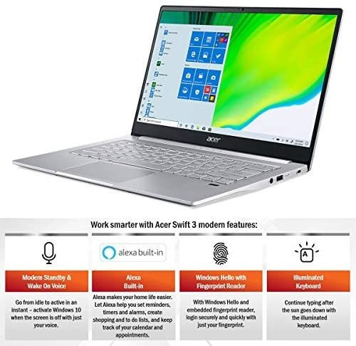 Laptop Acer Swift 3 14'' 8gb Lpddr4 512gb Nvme Ssd -gris