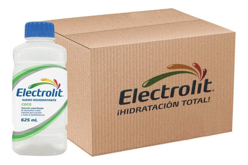 Electrolit Suero Rehidratante Sabor Coco 625ml - 6 Pack