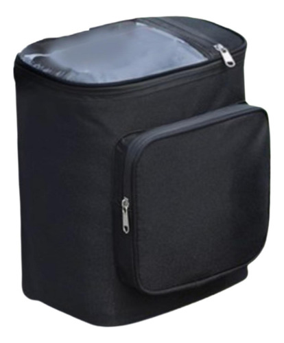 Bolsa De Almacenamiento Frontal Bolsa Transparente Negra