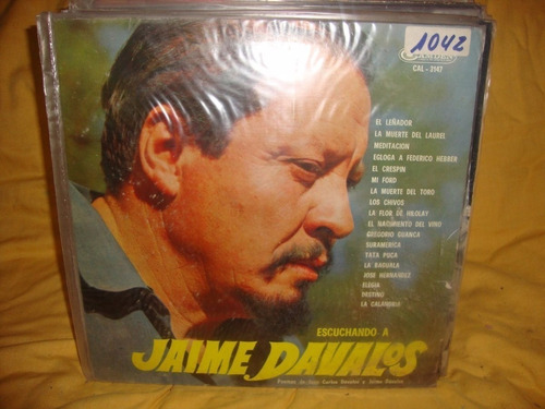 Vinilo Jaime Davalos Escuchando F2