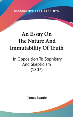 Libro An Essay On The Nature And Immutability Of Truth: I...